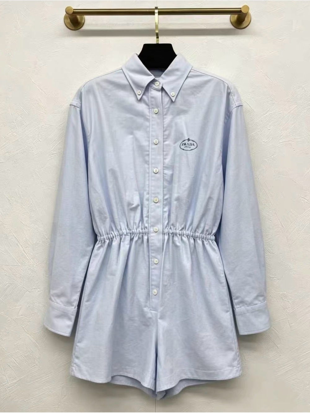 Prada Light Blue Button-Up Shirt